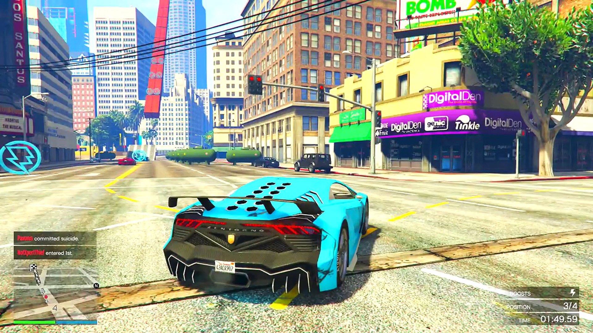 GTA 5 Funny Moments - MEGA CITY JUMP In GTA 5 Online - (GTA 5 Funny Moments) GTA 5 Gameplay