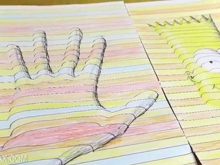 How to Draw in 3D - Optical Illusion