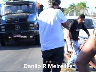 Grupo faz gesto obsceno para policial e é detido na BR 101 na Serra-ES