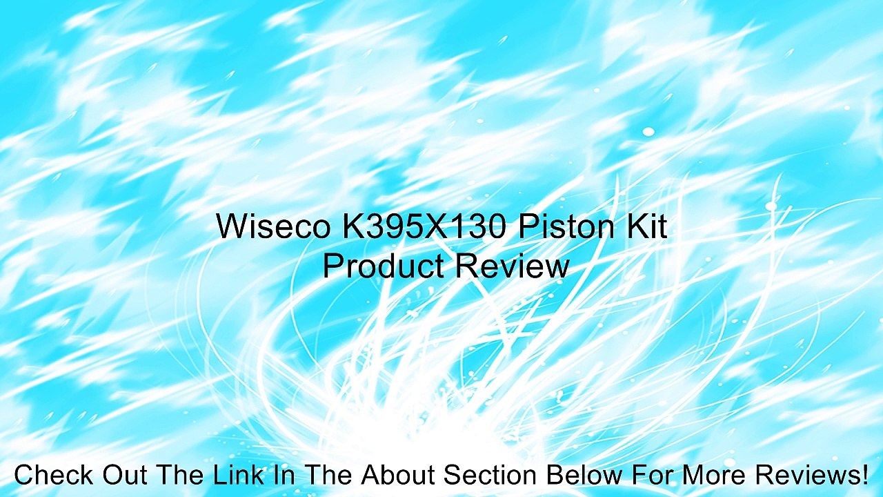 Wiseco K395X130 Piston Kit Review