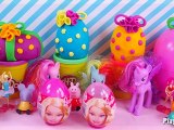 Peppa pig Barbie eggs Cars 2 Kinder surprise eggs Rainbow Play doh Hello Kitty