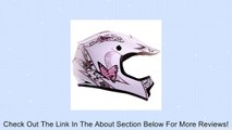 Youth / KID Size Matte White Pink Motocross Motorsports ATV Dirt Bike Helmet DOT (M) Review
