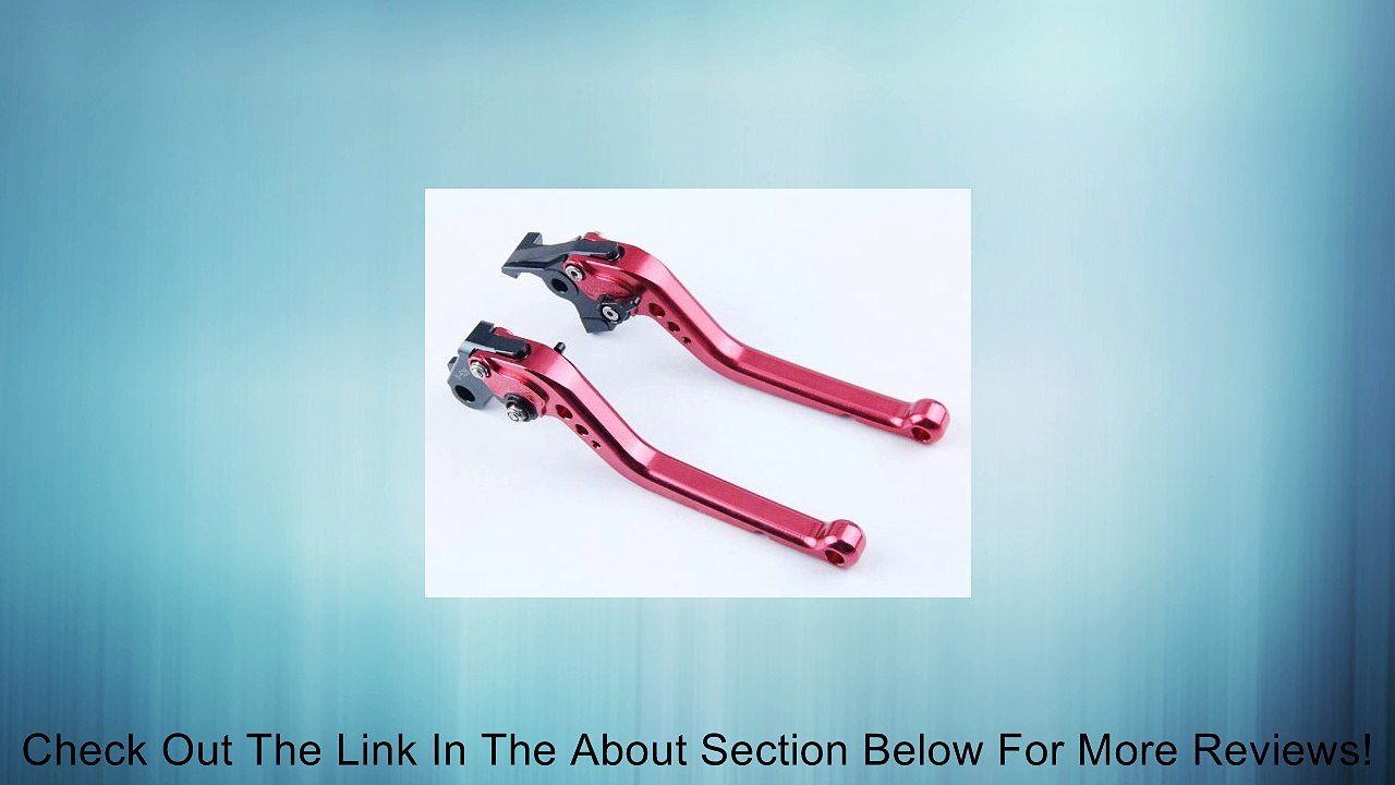 Red CNC 6 Position Long Brake Clutch Lever for Kawasaki NINJA 250R 2008 2009 2010 Review