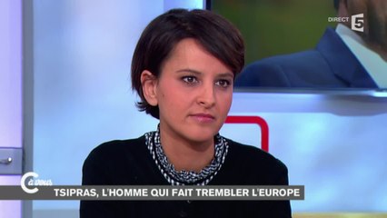 Najat Vallaud-Belkacem réagit à la victoire de  Syriza - C à vous - 26/01/2015