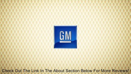 GM Seal - 12566429 Review