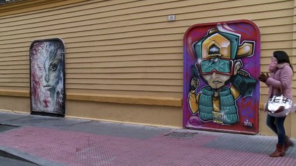 Espagne: le street art pour panser les plaies de Malaga