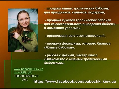 радио Голос Киева - Закуркина Ася о бабочках...