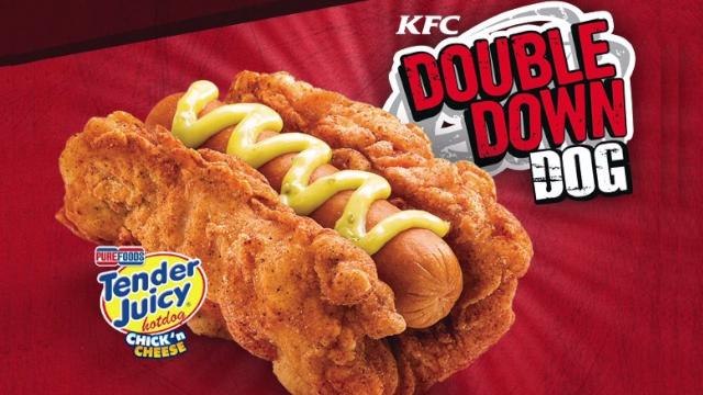 KFC's New Cheese-Filled Hot Dog with Fried Chicken Bun is Selling Out Fast