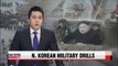 N. Korea conducts military drills to counter U.S. hostilities