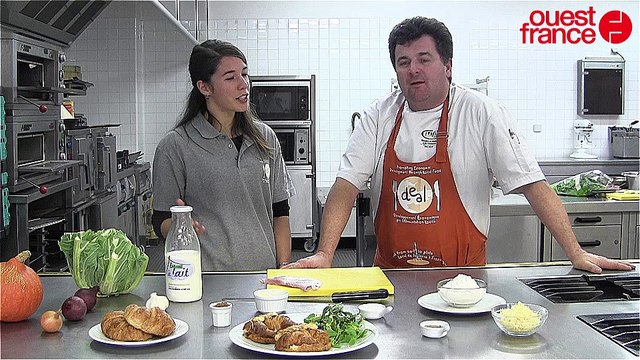 Recette étudiante : croissants au jambon