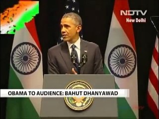 US President Barack Obama's Bollywood Dialogue made Everyone Laugh