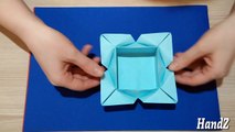 Great ideas for Valentine's day. Origami Heart Box (designer Carlos Aguilar). Easy to do!