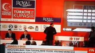 Royal Halı'nın sponsor olduğu Erkekler Basketbol Türkiye Kupası'nda çeyrek final eşleşmeleri belli oldu