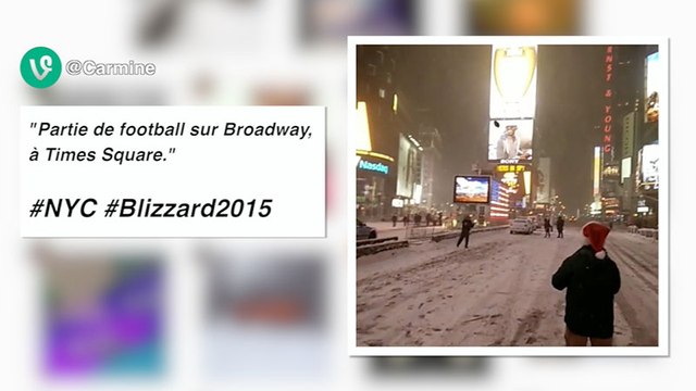 Blizzard à New York : la tempête vue par les habitants