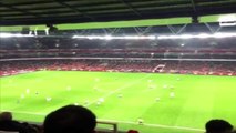 footbal skills - Lots of Arsenal fans sang One Arsene Wenger during the win v Newcastle