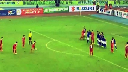 footbal skills - Charyl Chappuis Goal Malaysia vs Thailand 3 2 20 12 2014