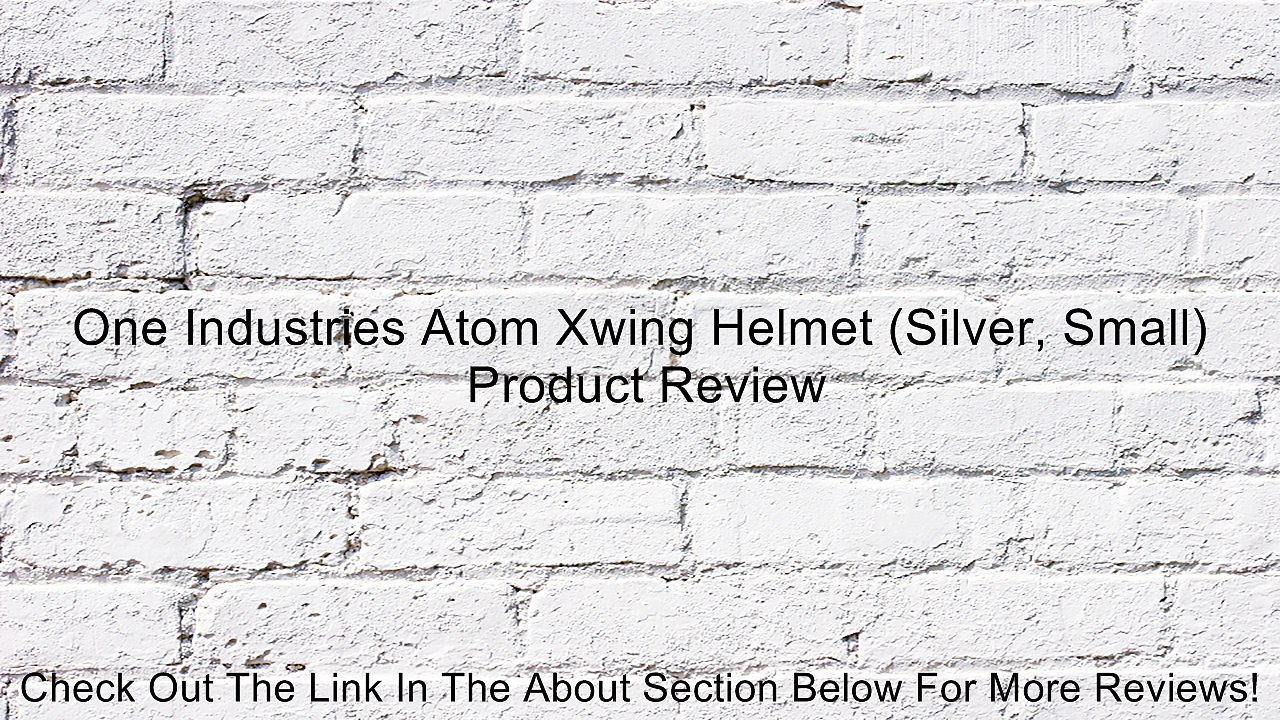 One Industries Atom Xwing Helmet (Silver, Small) Review