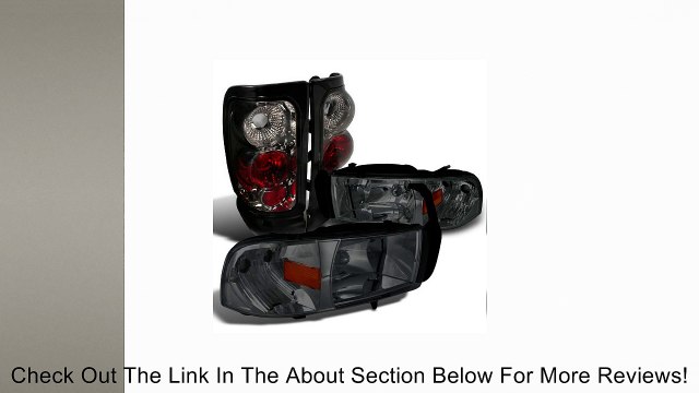 Dodge Ram Euro Smoke Tinted Crystal Head Lights+Tail Brake Lamps Review
