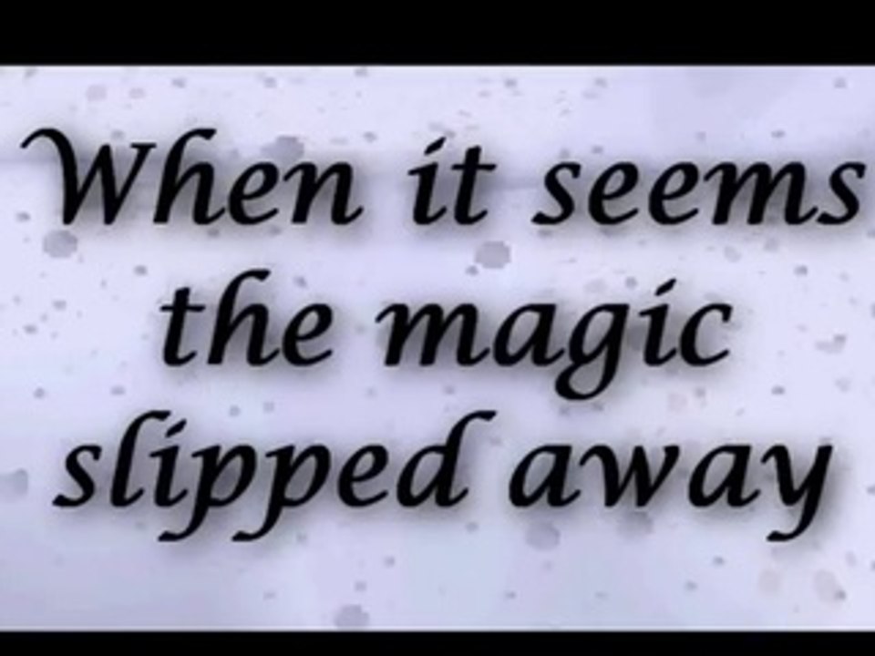 Believe Josh Groban Lyrics Video