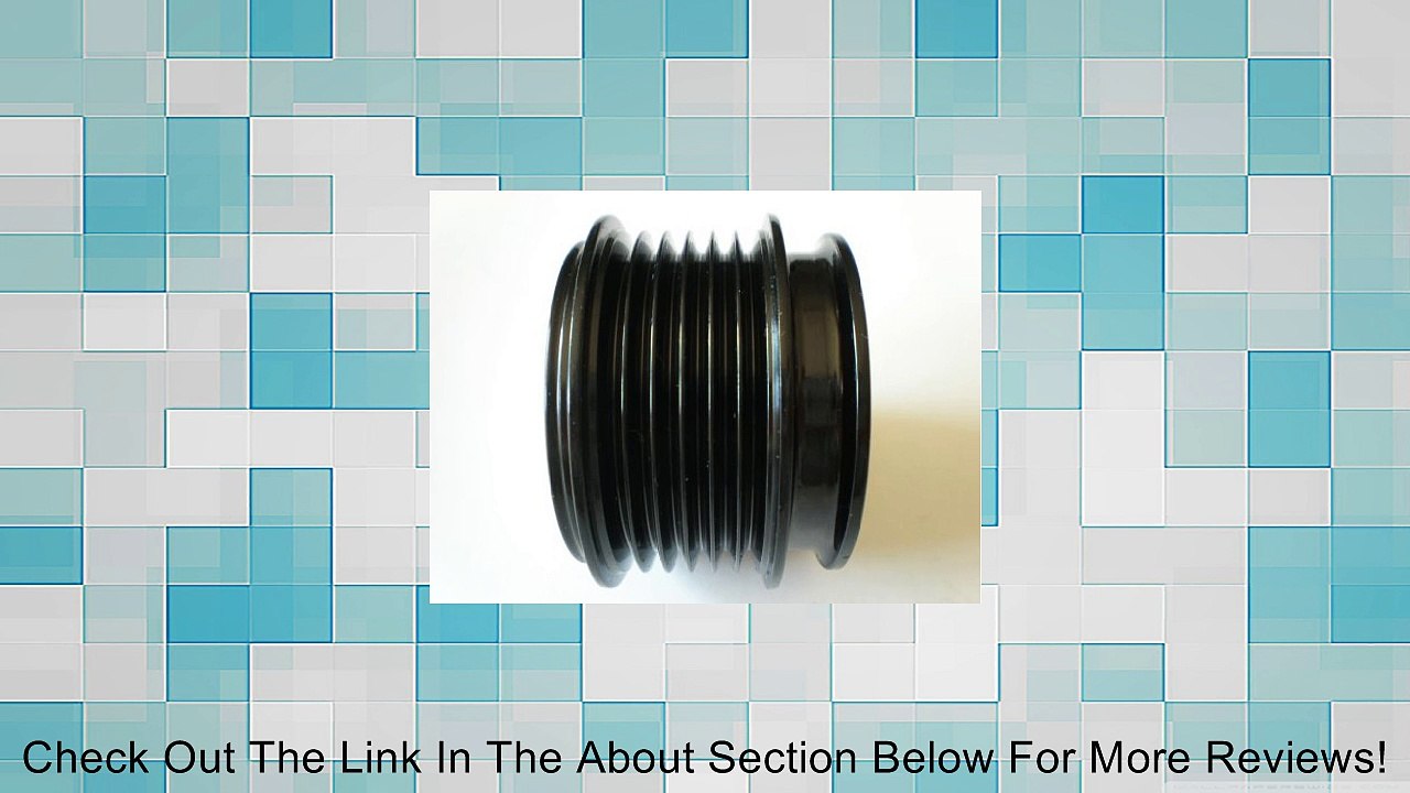 Alternator Clutch Pulley Fits Volkswagen Car Beetle 4 Cyl. 1.9L 1896cc 116cid Diesel 1999-2006, Golf 4 Cyl. 1.9L 1896cc 116cid Diesel 1999-2006, Jetta 4 Cyl. 1.9L 1896cc 116cid Diesel 1999-2005, Volkswagen - Europe Car Bora 1900 1999-2006, Bora 2300, V5,