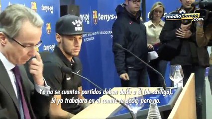 Cristiano debe ser castigado, consideró Neymar