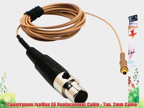 Countryman IsoMax E6 Replacement Cable - Tan 2mm Cable