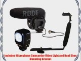 Rode VideoMic Pro Compact Directional On-camera Shotgun Microphone with Polaroid CVL-18 Studio