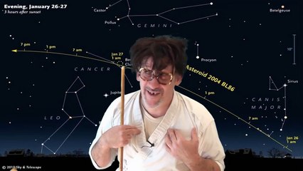 L’astéroïde qui a frôlé la Terre - Explication du Prof E.BERNARD