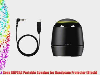 Sony RDPCA2 Portable Speaker for Handycam Projector (Black)