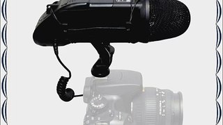 Opteka VM-200 Video Condenser Stereo Shotgun Microphone for Digital SLR Cameras