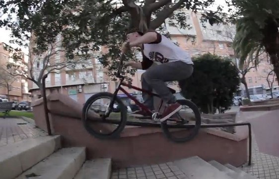 SAM JONES BRUSHES WITH DEATH WHILE DOING BMX