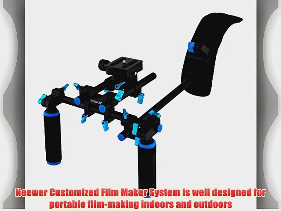NEEWER? DSLR Shoulder Mount Support Rig with Camera/Camcorder Mount Slider Shoulder Lift Set
