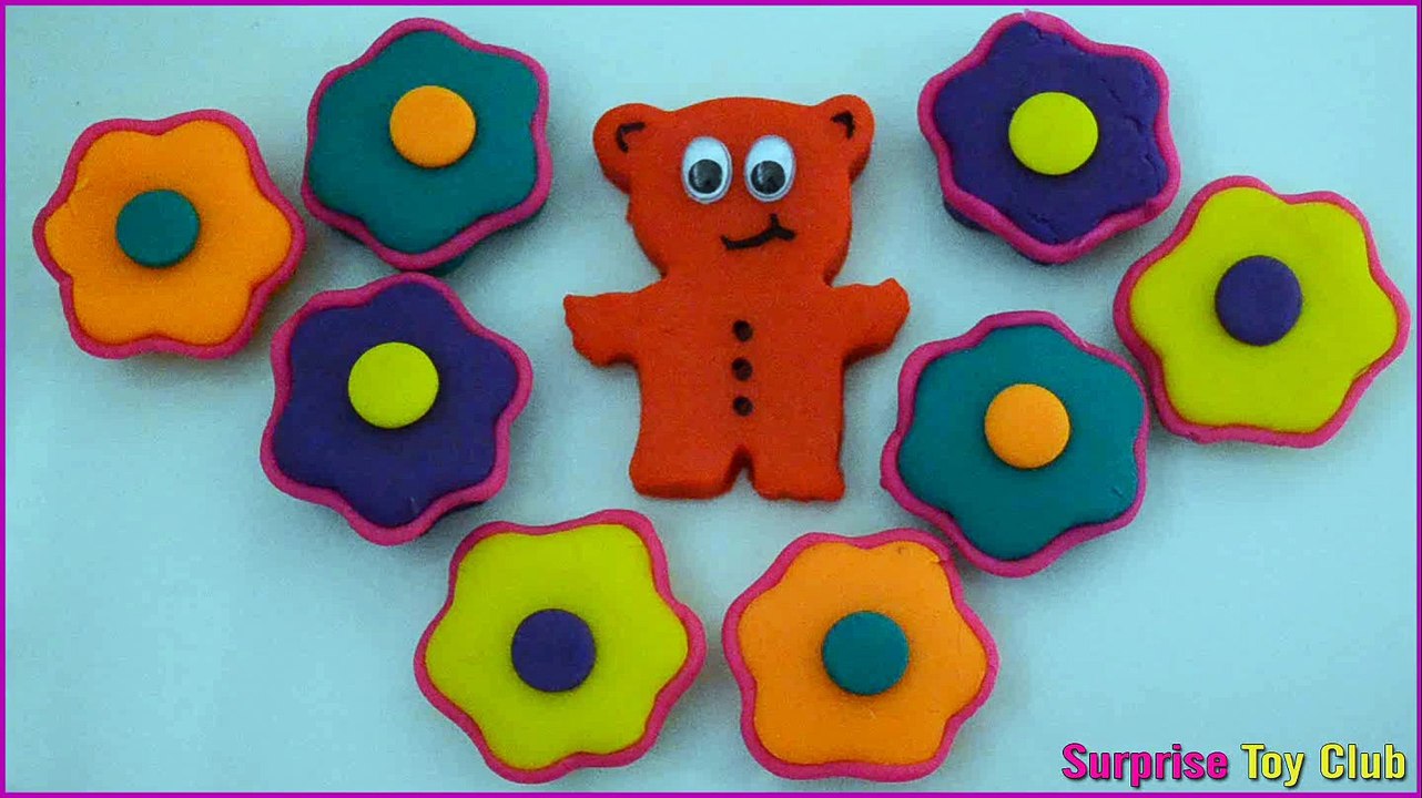 Play Doh Flower Surprise Eggs Teddy Surprise Egg Shopkins MLP Squinkies Marvel Star Wars