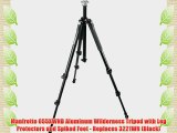 Manfrotto 055XWNB Aluminum Wilderness Tripod with Leg Protectors and Spiked Feet - Replaces