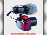 Movo VXR300 HD Professional Condenser X/Y Stereo Video Microphone for DSLR Video Cameras