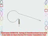 Countryman E6OW5T2SL  Springy E6 Omnidirectional Earset with 2-mm Cable for Shure/Carvin/JTS/Trantec