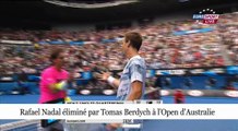 Rafael Nadal s’incline face à Tomas Berdych en quart de finale de l’Open d’Australie