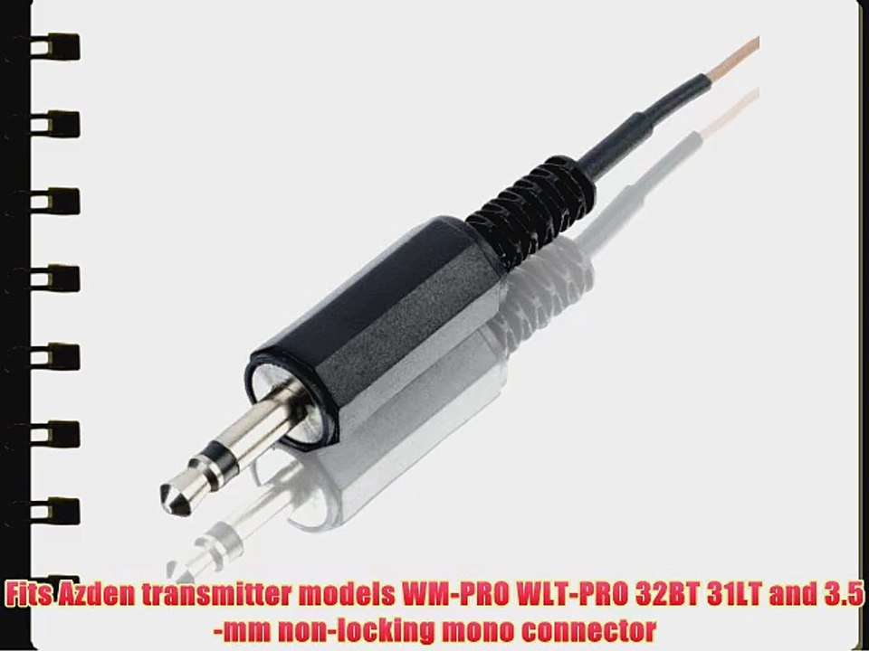 Countryman MEMWS05BZP  EMW Omnidirectional Wireless Classic Lavalier Microphone for Azden Transmitters