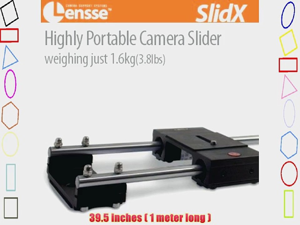 Lensse SlidX Video Slider Camera Track Stabilization System