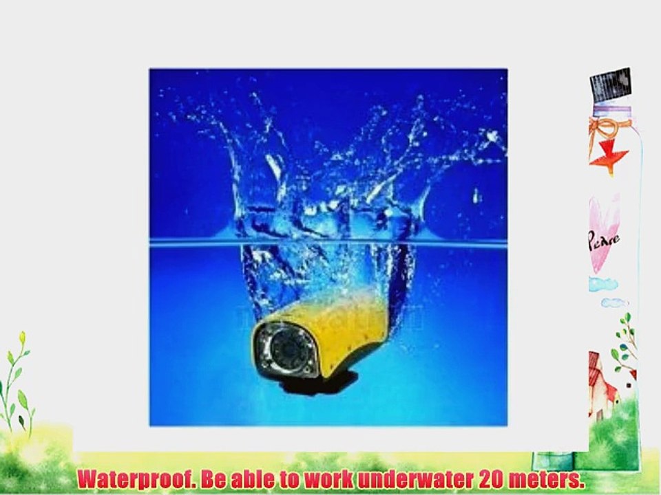 D-CLICK TM High Quality the Newest High-Resolution 720P Sports action Camera (20m waterproof)