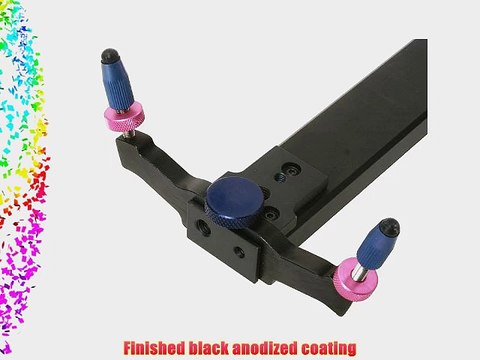 ePhoto 40'' Camera Track Dolly DSLR Ball Bearing Camera Slider Stabilization for DSLR DV H3-100