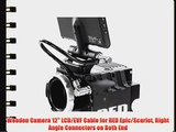 Wooden Camera 12 LCD/EVF Cable for RED Epic/Scarlet Right Angle Connectors on Both End