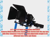 Yimidear Universal Professional Pro DSLR Shoulder PAD Support Mount Rig Hand Grip Follow Focus Digital