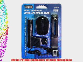 JVC GC-PX100BE Camcorder External Microphone