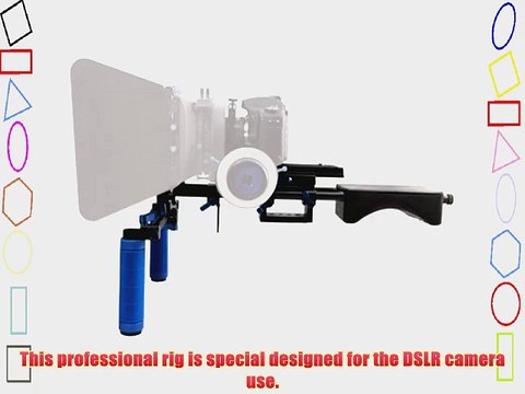 Movie Kit Set Camera Rig Camrig Shoulder Support Kit Mount With Two Handles and Shoulder Pad