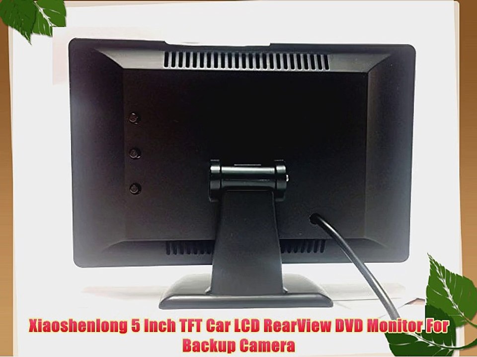 Xiaoshenlong 5 Inch TFT Car LCD RearView DVD Monitor For Backup Camera