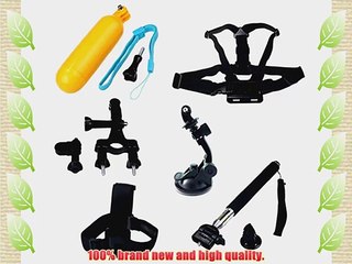 Towall 1PC Head Chest Mount Suction Cup Floating Monopod Seatpost For GoPro 1 2 3 3  Camera
