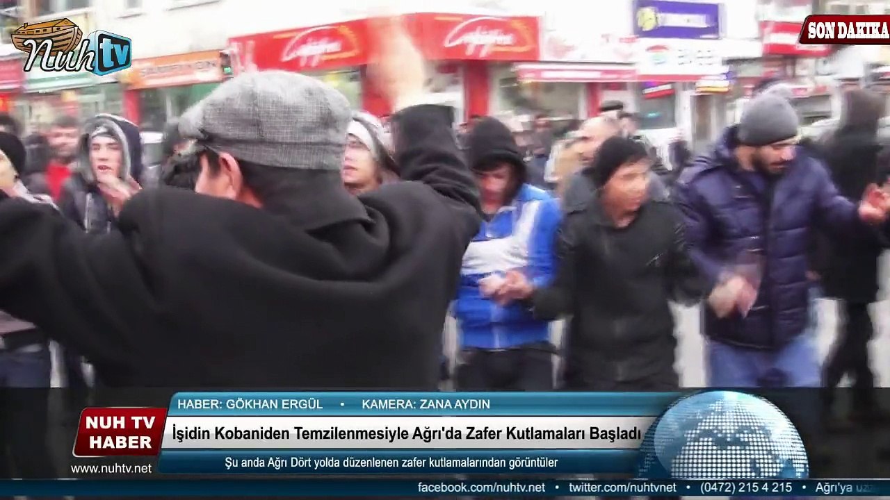 SON DAKİKA : İşidin Kobaniden Temzilenmesiyle Ağrı'da Zafer Kutlamaları Başladı