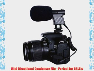 Movo VXR1000 Mini HD Shotgun Condenser Microphone for DSLR Video Cameras