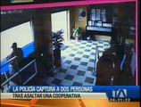 Cámaras de seguridad graban asalto a cooperativa de ahorro y crédito en Quito